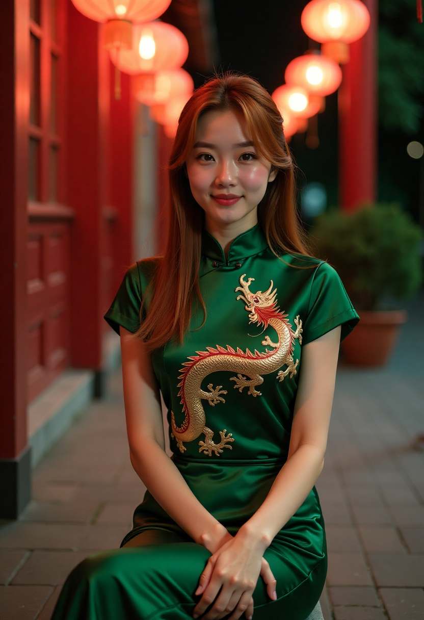 剧集中父女并肩走在街道上的画面